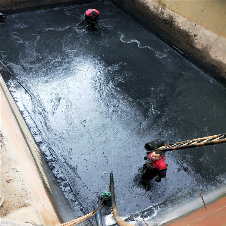 万柏林废水池清理